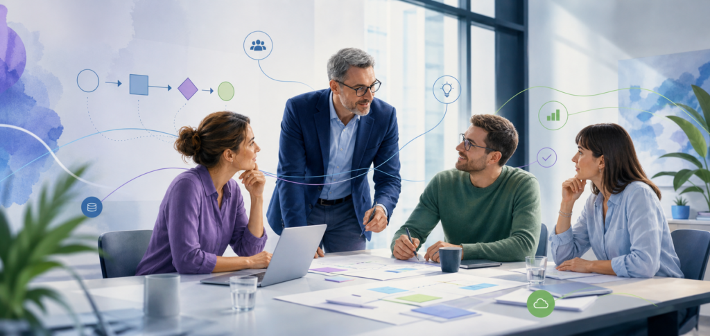 KI4you verbindet Menschen, Prozesse, Wissen und Technologie in mittelständischen Unternehmen